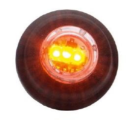 Was W80 670 Led-markering för hålmont. 12-24V Orange