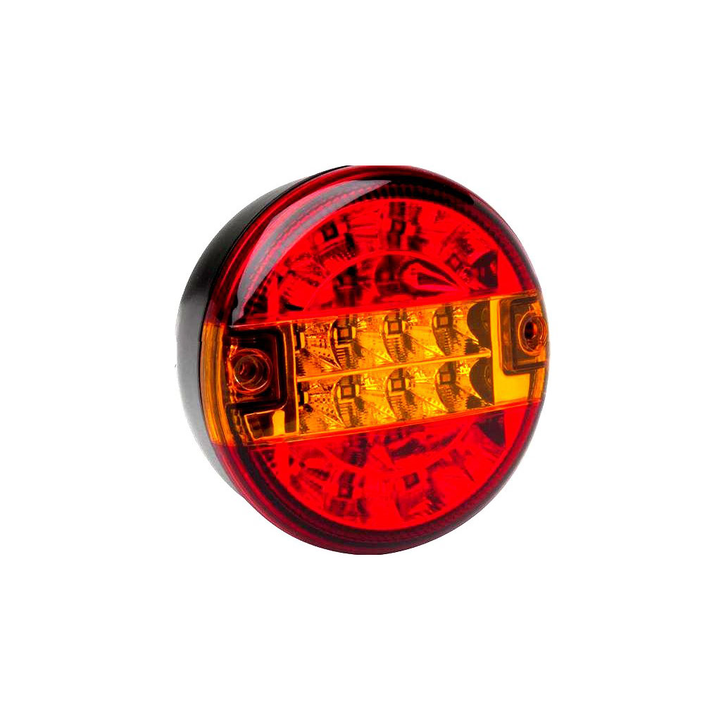 Hamburgare Lågprofil LED 3-funktion 12/24V
