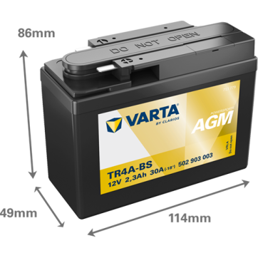 Varta MC AGM TR4A-BS 12V 2,3Ah