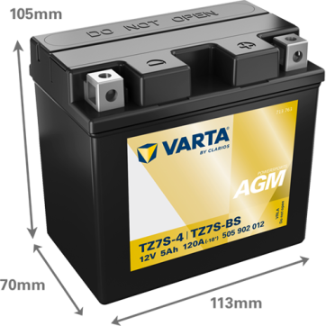 Varta MC AGM TZ7S-BS 12V 5Ah