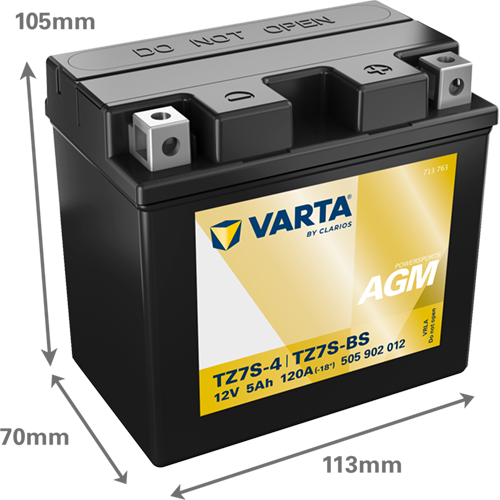 Varta MC AGM TZ7S-BS 12V 5Ah