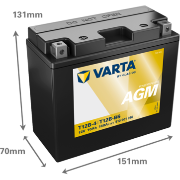 Varta MC AGM T12B-4 12V 10Ah