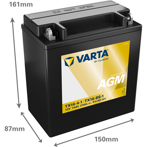 Varta MC AGM YTX16-BS-1 12V 14Ah