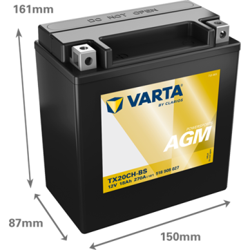 Varta MC AGM TX20CH-BS 12V 18Ah