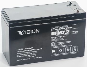 Vision Vrla 12V 7,2Ah (T1=4,3mm)