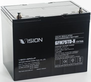 Vision Vrla 12V 75Ah