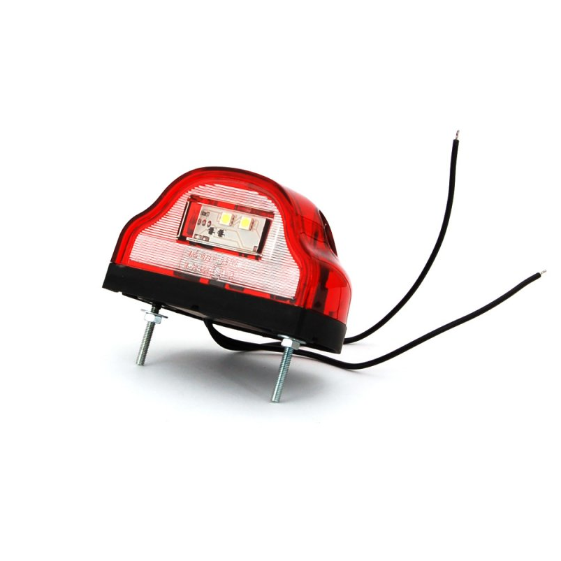 Nummerskyltsbelysning LED 10-30V Röd