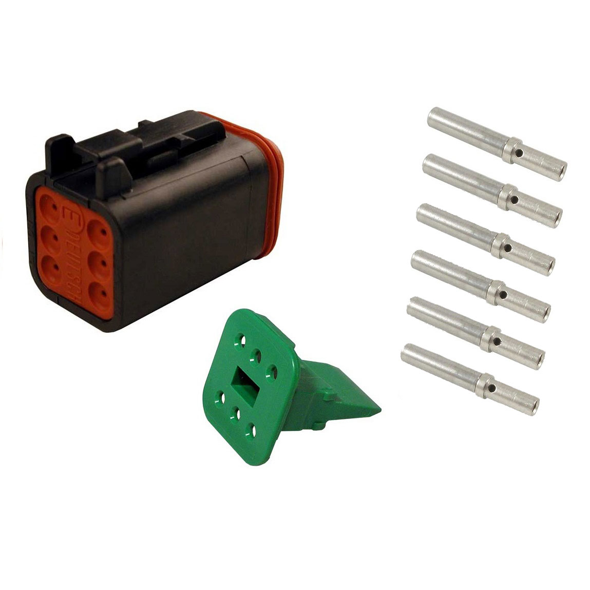 Deutschkontakt hona, 6-pol, komplett, 0.5-1.5mm2