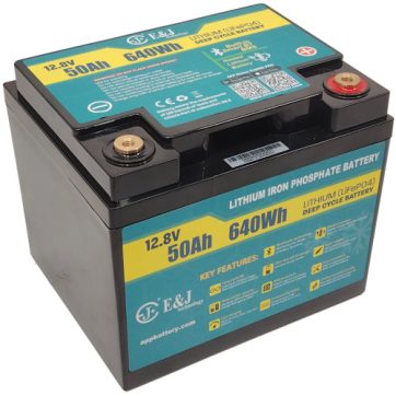 E&J Litium 12V 50Ah Heat - BT