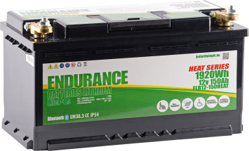 Endurance Litium 12V 150Ah Heat-BT
