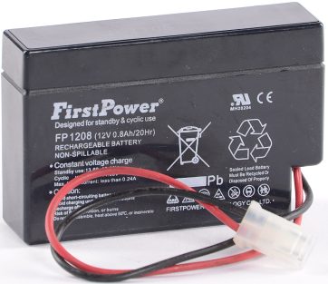 Firstpower Vrla 12V 0,8Ah Vit kont