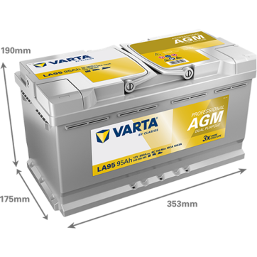 Varta Prof. Dual Purpose AGM 12V 95Ah