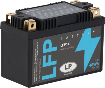 LP Litium MC YTX14-BS mfl. 12,8V 48Wh