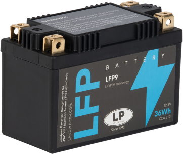 LP Litium MC YTX9-BS mfl. 12,8V 36Wh