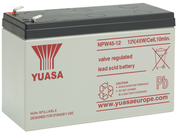Yuasa NPW Vrla HR 12V 7,5Ah