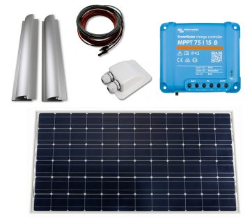 Solcellspaket 190W med MPPT reg.