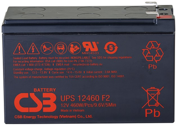 CSB Vrla HR 12V 460W UPS12460 F2