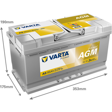 Varta Dynamic AGM 12V 95Ah