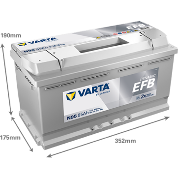Varta Dynamic EFB 12V 95Ah