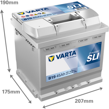 Varta Dynamic SLI 12V 45Ah (CCA 400A)