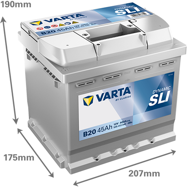 Varta Dynamic SLI 12V 45Ah (CCA 400A)
