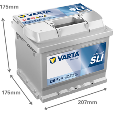 Varta Dynamic SLI 12V 52Ah (CCA 520A)