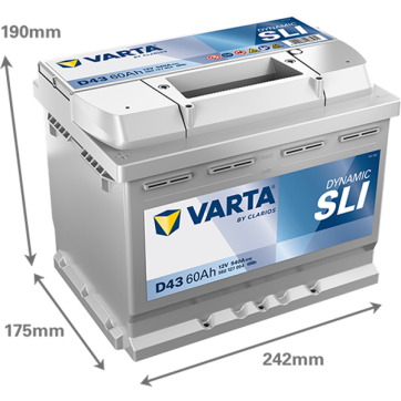 Varta Dynamic SLI 12V 60Ah (CCA 540A)