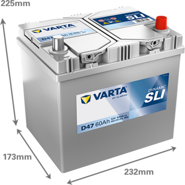 Varta Dynamic SLI 12V 60Ah (CCA 540A)
