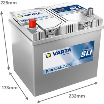 Varta Dynamic SLI 12V 60Ah (CCA 540A)
