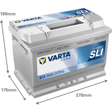 Varta Dynamic SLI 12V 74Ah (CCA 680A)