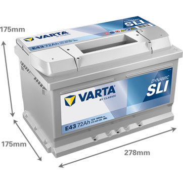 Varta Dynamic SLI 12V 72Ah (CCA 680A)