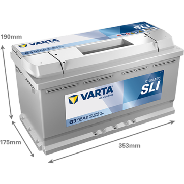 Varta Dynamic SLI 12V 95Ah (CCA 800A)
