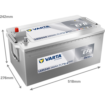 Varta Prof. Dual Purpose EFB 12V 240Ah
