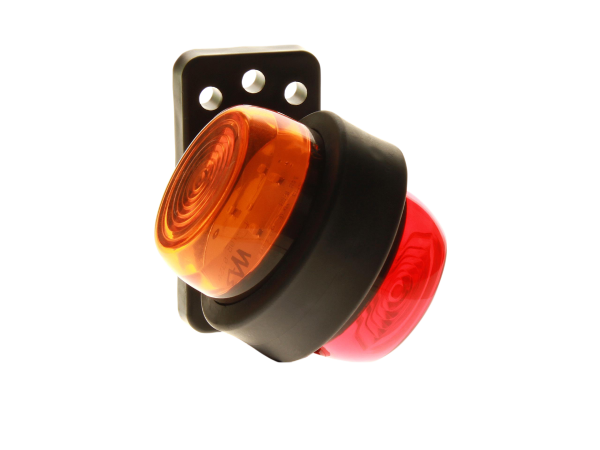 Was W74 Gummiarm Orange/Röd12-24V