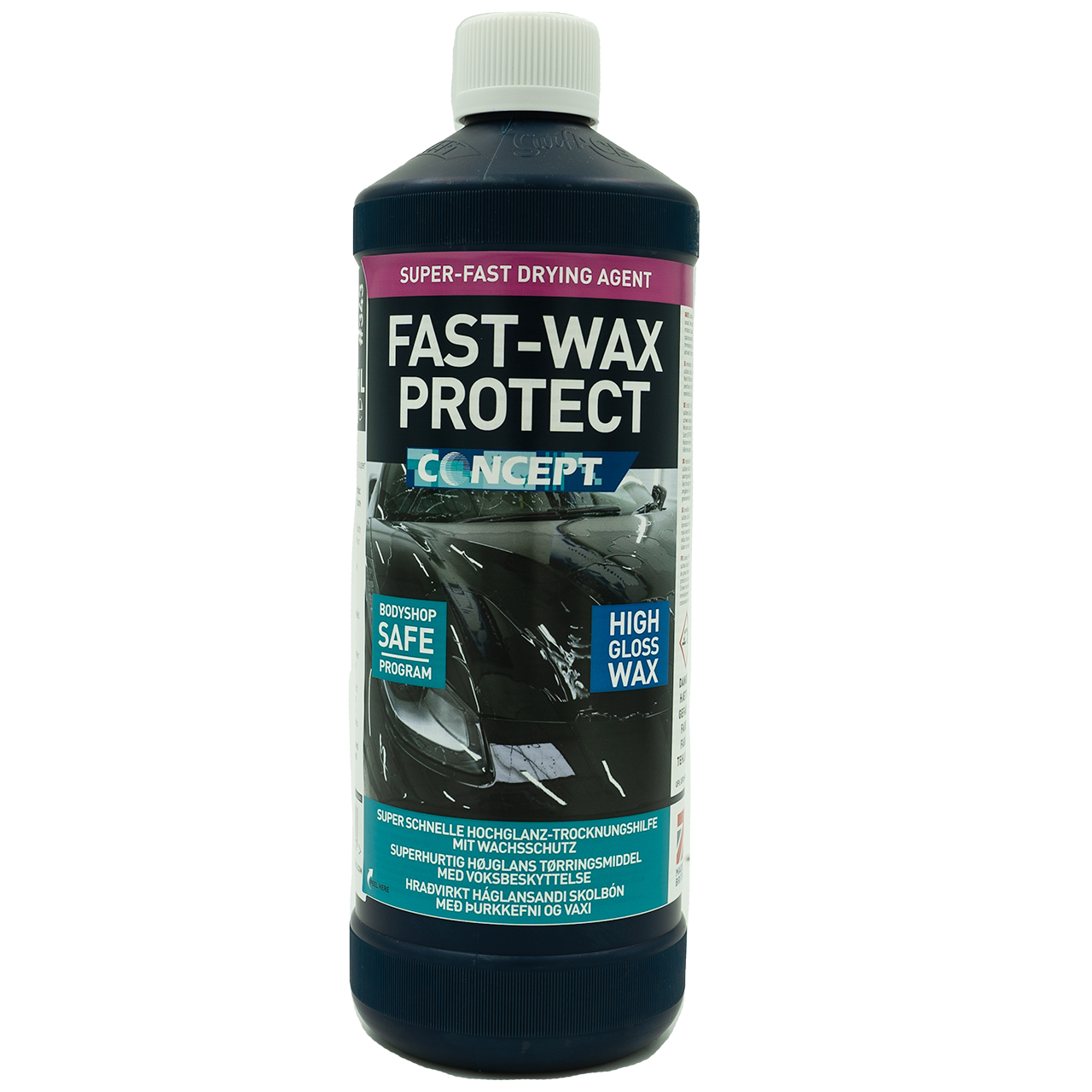 Concept Fast-Wax PROTECT Wax it wet - Sprayvax avrinningsmedel 1 Liter