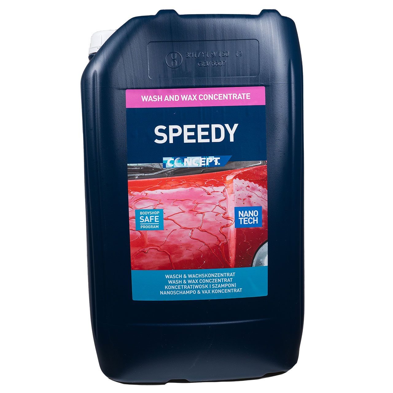 Concept Speedy Wash & Wax Shampo med god vaxeffekt lågskummande 25 Liter