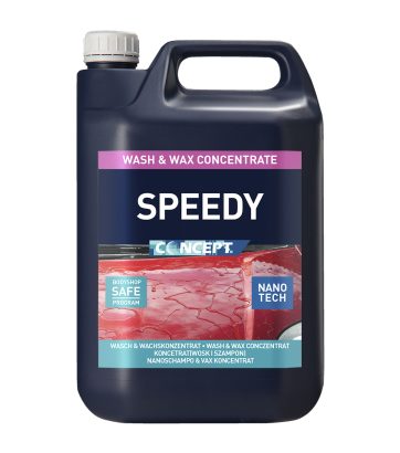 Concept Speedy Wash & Wax Shampo med god vaxeffekt lågskummande 5 Liter
