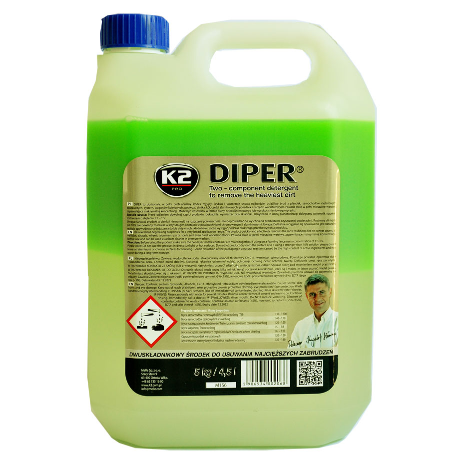 K2 Diper Avfettning 2-komp 5 l